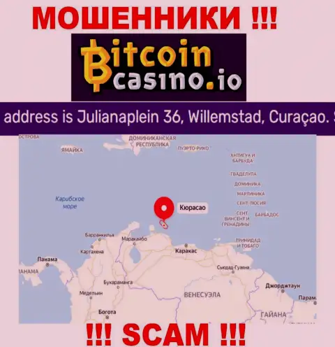 Осторожнее - контора BitcoinCasino спряталась в офшоре по адресу - Julianaplein 36, Willemstad, Curacao и обворовывает наивных людей