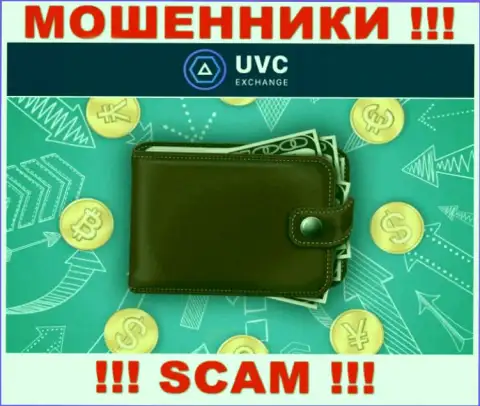Crypto кошелек - в указанном направлении предоставляют свои услуги мошенники UVCExchange Com
