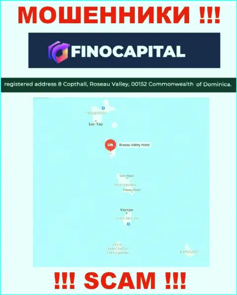 ФиноКапитал - это ЖУЛИКИ, пустили корни в оффшорной зоне по адресу: 8 Copthall, Roseau Valley, 00152 Commonwealth of Dominica