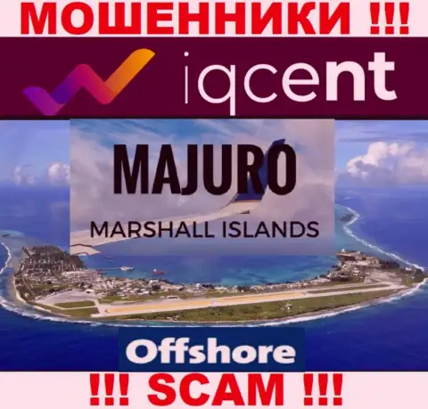 Офшорная регистрация IQCent Com на территории Majuro, Marshall Islands, дает возможность воровать у наивных людей