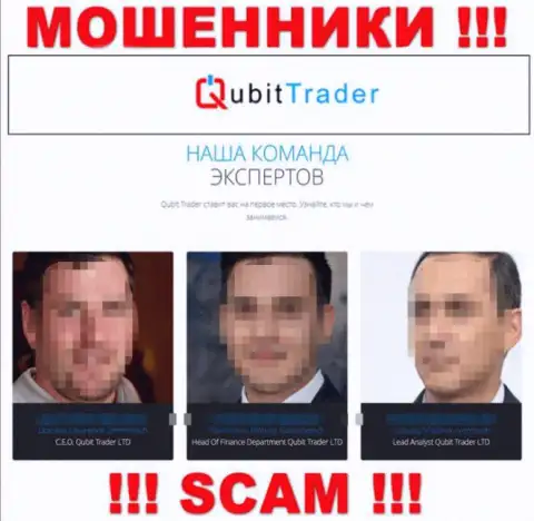 Обманщики QubitTrader тщательно скрывают сведения о своих руководителях