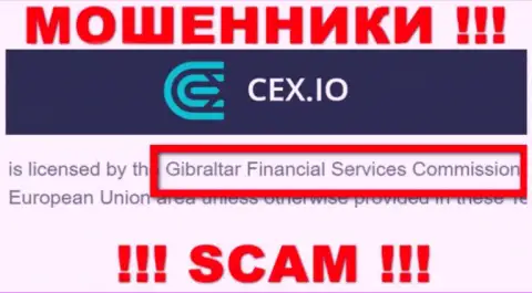 Неправомерно действующая контора CEX контролируется мошенниками - GFSC