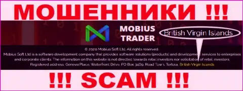 Mobius-Trader безнаказанно разводят лохов, потому что зарегистрированы на территории British Virgin Islands