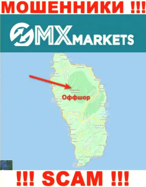 Не верьте internet-мошенникам GMXMarkets, т.к. они находятся в офшоре: Dominica