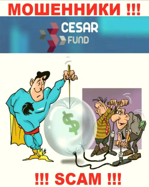 Не стоит верить Cesar Fund - обещают неплохую прибыль, а в результате сливают