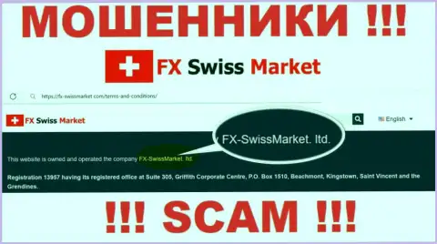 Инфа об юридическом лице интернет-мошенников FX-SwissMarket Com