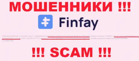 FinFay Com - это интернет мошенники, противозаконные деяния которых курируют тоже мошенники - International Financial Services Commission (IFSC)