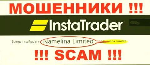 Namelina Limited - это руководство противоправно действующей конторы InstaTrader