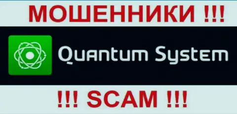 Логотип мошеннической ФОРЕКС брокерской конторы Quantum System Management