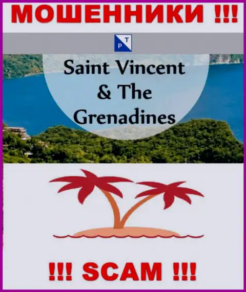 Офшорные интернет-разводилы PlazaTrade скрываются тут - Сент-Винсент и Гренадины
