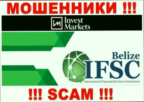 Invest Markets беспрепятственно ворует деньги доверчивых людей, ведь его крышует аферист - International Financial Services Commission