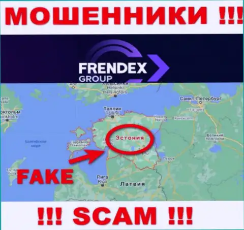 На веб-сайте Френдекс вся инфа касательно юрисдикции ложная - очевидно мошенники !!!