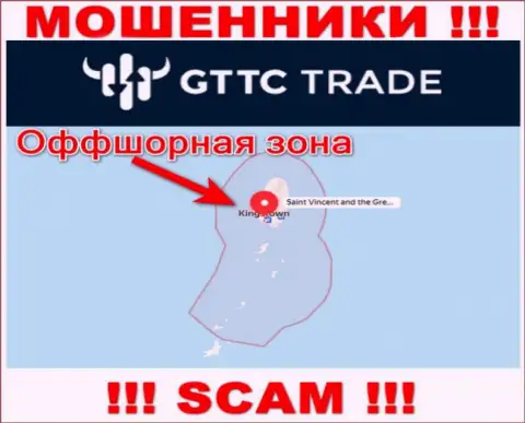 ЛОХОТРОНЩИКИ GT-TC Trade зарегистрированы довольно-таки далеко, а именно на территории - Сент-Винсент и Гренадины