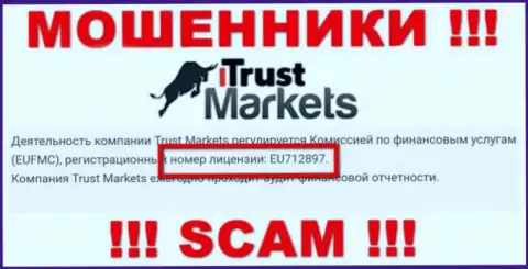 Это конкретно тот номер лицензии, который предоставлен на официальном web-сайте Trust-Markets Com