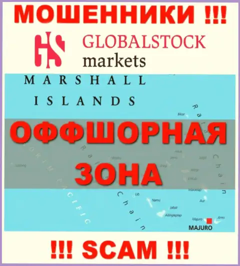 GlobalStockMarkets Org пустили свои корни на территории - Marshall Islands, избегайте совместного сотрудничества с ними