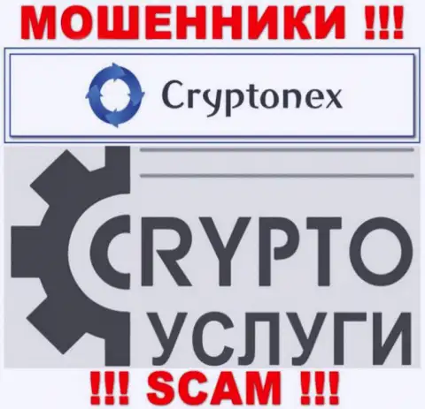 Имея дело с CryptoNex, сфера деятельности которых Криптовалютные услуги, рискуете лишиться денежных активов