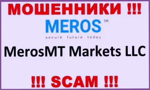 Контора, которая владеет мошенниками МеросМТ Маркетс ЛЛК - это MerosMT Markets LLC