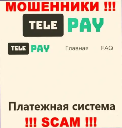 Основная работа TelePay - это Платежная система, будьте очень внимательны, работают незаконно