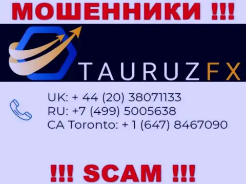 Не берите телефон, когда звонят незнакомые, это могут быть кидалы из конторы ТаурузФХ Ком