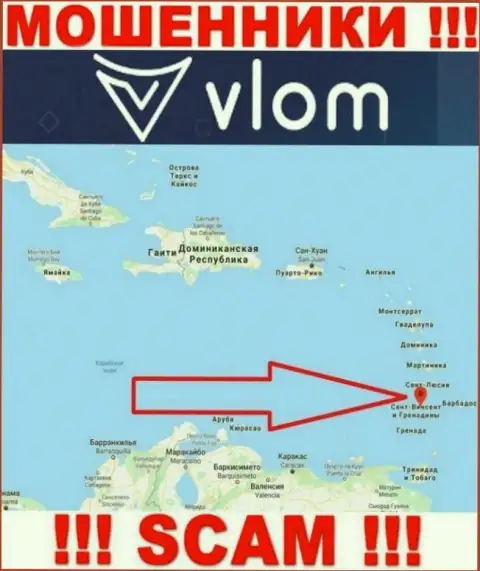 Компания Влом - это мошенники, обосновались на территории Saint Vincent and the Grenadines, а это офшор
