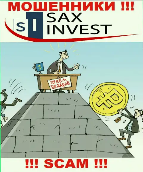 SaxInvest не внушает доверия, Инвестиции - это то, чем заняты данные интернет-мошенники