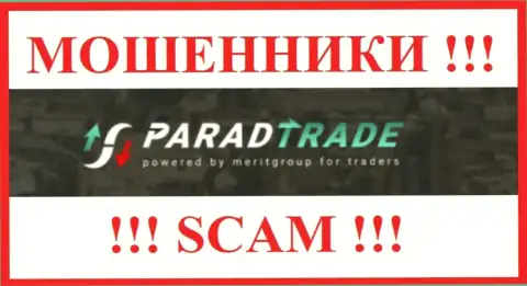Логотип ЛОХОТРОНЩИКОВ ParadTrade Com
