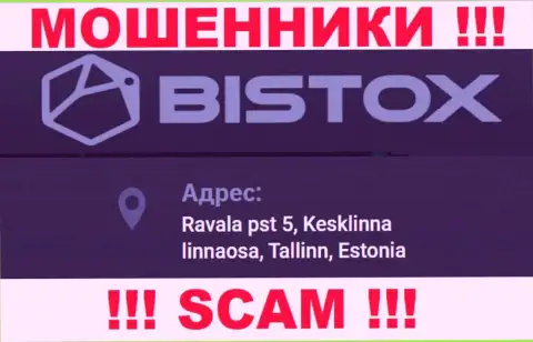 Избегайте работы с организацией Bistox - эти мошенники предоставили ложный официальный адрес