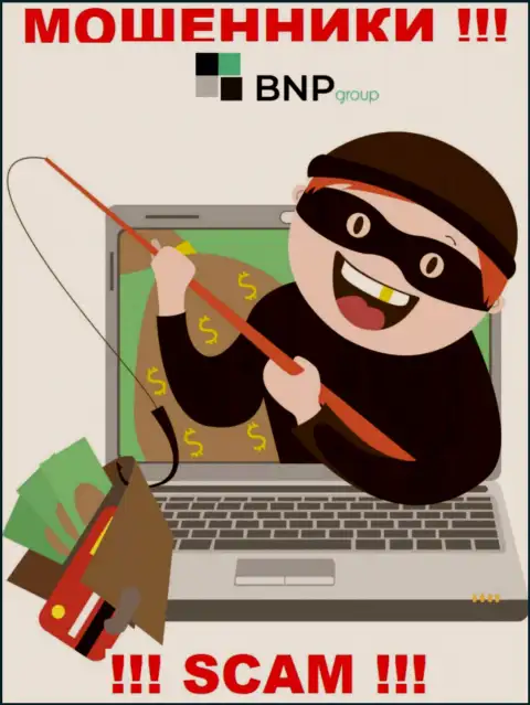 BNPGroup - это интернет-мошенники, не позвольте им уговорить Вас совместно сотрудничать, иначе прикарманят Ваши финансовые вложения