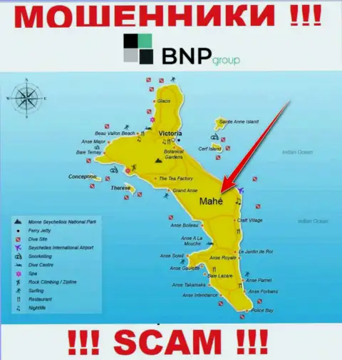BNPLtd Net расположились на территории - Mahe, Seychelles, избегайте совместной работы с ними