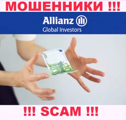 В брокерской компании Allianz Global Investors LLC требуют оплатить дополнительно комиссионные сборы за возврат вложенных денежных средств - не поведитесь