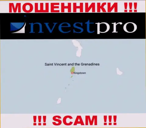 Ворюги NvestPro находятся на оффшорной территории - St. Vincent & the Grenadines