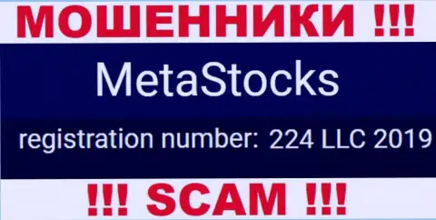 В сети действуют воры MetaStocks Co Uk ! Их регистрационный номер: 224 LLC 2019