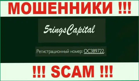 Будьте очень бдительны !!! Five Rings Capital накалывают ! Регистрационный номер данной организации: OC389722