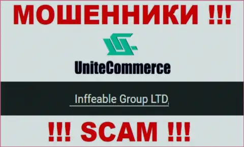 Руководителями UniteCommerce World является организация - Inffeable Group LTD