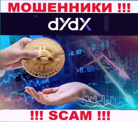 dYdX Trading Inc - КИДАЮТ !!! Не купитесь на их призывы дополнительных вложений