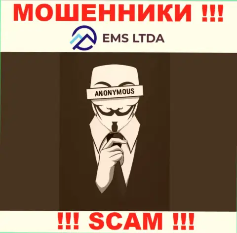 Руководство EMS LTDA в тени, на их официальном web-сайте о себе информации нет