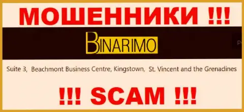 Binarimo Com - лохотронщики !!! Скрылись в оффшоре по адресу Suite 3, ​Beachmont Business Centre, Kingstown, St. Vincent and the Grenadines и отжимают вложенные деньги людей