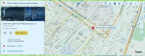 Слитый одним из служащих 770 Капитал адрес нахождения лохотронной брокерской организации на Yandex Maps