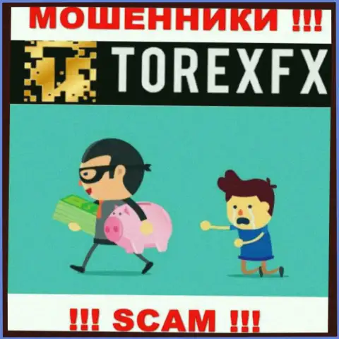 Не стоит совместно работать с брокерской организацией Torex FX - сливают биржевых игроков